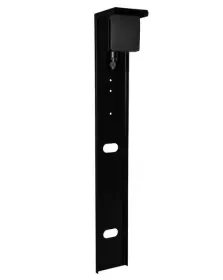 Tuinpaal - pro enkel met enkele wartel zwart Beperkte Voorraad