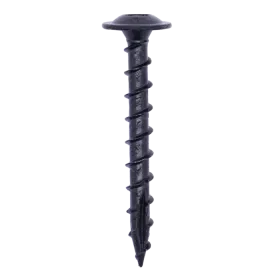 Woodies® Ultimate Tellerkopschroef Blackline 6.0x50 T-30 shield zwart - 100 st. Beperkte Voorraad