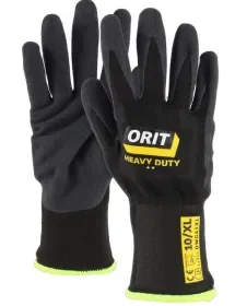 Werkhandschoenen - Schuurbestendig - Heavy Duty - Gerecycled - Maat XL - Zwart Rechtstreeks Van De Fabrikant