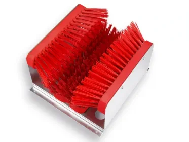 Voetenveger gegalvaniseerd met 4 borstels Beperkt Aanbod