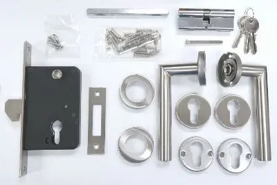 Weekendaanbieding Set voor schuifpoorten - RVS