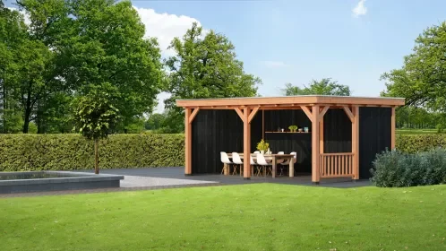 Beperkte Voorraad Buitenverblijf Siena 5950x3500x2500mm (bxdxh)