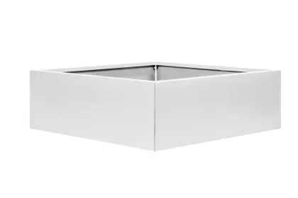 Weekendaanbieding Bloembak vlak - WIT 120x150x60