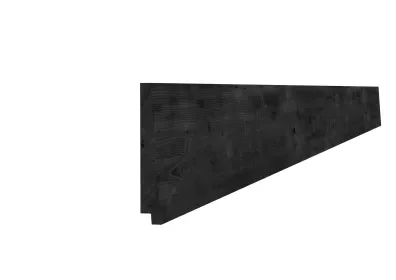 Vuren Zweeds rabat 1 zijde geschaafd, 1 zijde fijnbezaagd 1,1-2,7x19,5x500 cm, zwart gedompeld. Bestel Nu