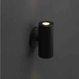 Lage Prijs Wandlamp Amadora zwart - rond