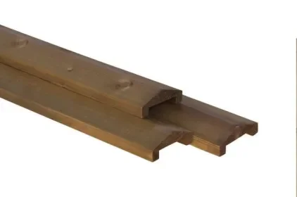 Afdeklat extra duurzaam geïmpregneerd hout 180x8.4x3.4cm (lxbxh) Direct Beschikbaar