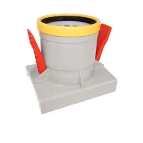 Beperkt Aanbod PVC knevelinlaat met zetting 200-125mm