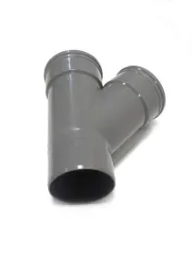 Beperkt Aanbod PVC y-stuk 45 graden 2x manchet 1x spie 125mm