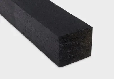 Zwart gespoten balk tbv poort 4.4x9.8x540cm Actieprijs