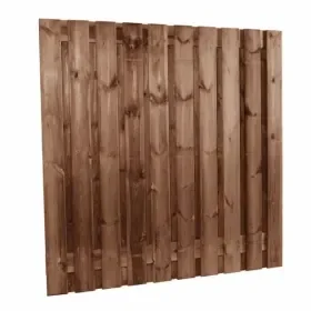 Tuinscherm 17 planken extra duurzaam geïmpregneerd hout 180x90cm (bxh) Direct Verzonden