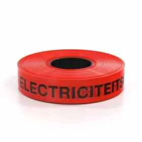 Waarschuwingsband Electra Rood Rol a 250 meter Lage Prijs