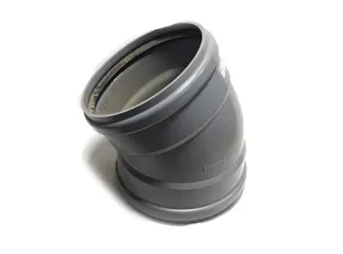 Weekendaanbieding PVC bocht 15 graden manchet/spie 400mm