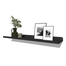 Veilige Betaling Gepoedercoat staal wandplank U-vorm 100 x 20 cm Wit