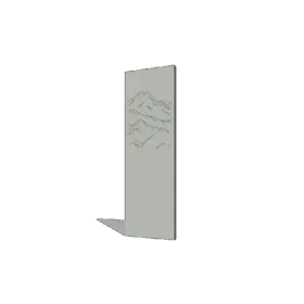 Veilige Betaling Gepoedercoat staal bergen deel 3 60 x 6 x 190 cm Antraciet