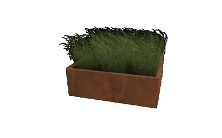 Beperkt Aanbod Cortenstaal plantenbak Texas 100 x 120 x 30 cm met bodemplaat