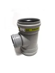 Veilige Betaling PVC verloop t-stuk 90 graden 3x manchet 250-160mm