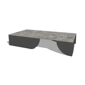 Aluminium salontafel Savuto 160 x 80 x 30 cm Antraciet zonder tafelblad Bestel Nu