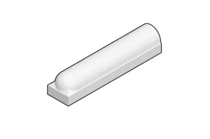 Aanbieding Parkeer of stootbanden 1x rond grijs 20x25x100