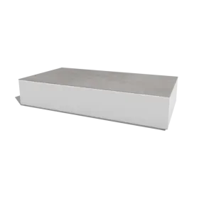 Aluminium salontafel Vittoria 160 x 80 x 30 cm Zwart zonder tafelblad Gecertificeerd