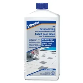 Beschermer tegen vocht en slijtage - Lithofin MN Betoncoating -black- 1Liter Laatste Kans
