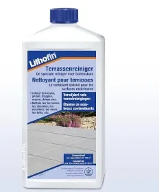 Speciale buitenreiniger voor terrassen en natuursteen - Lithofin Terrassenreiniger 1 liter Weekendaanbieding