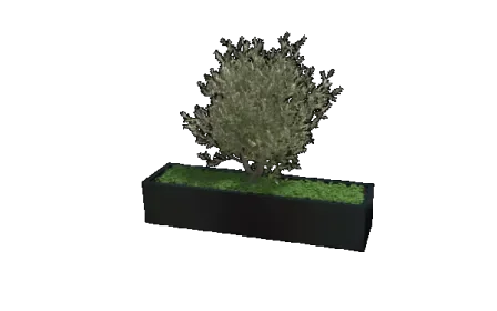 Veilige Betaling Gepoedercoat staal plantenbak Texas xxl 200 x 50 x 80 cm met bodemplaatZwart