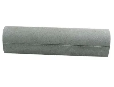 Beperkt Aanbod Stootband 20x20x90 cm 2x vlak zonder voet grijs