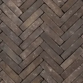 Voordeelprijs Gebakken Waalformaat Nostalgie 200x50x60mm getrommeld Zwart